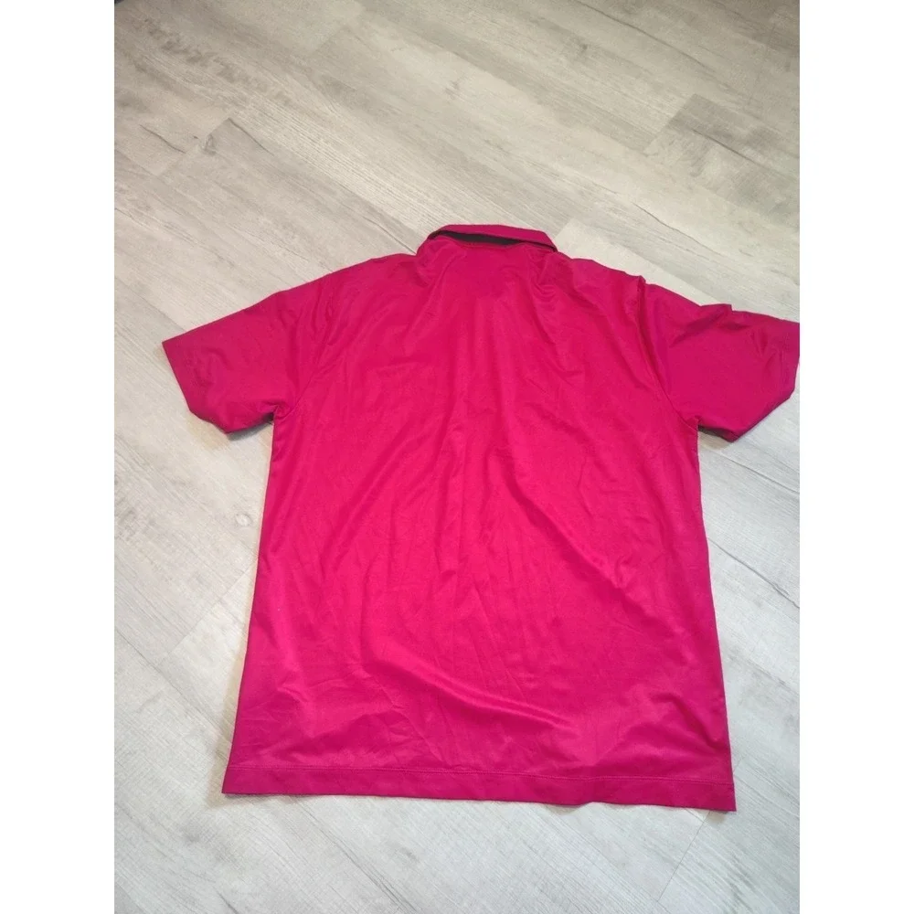 Nike Tiger Woods Collection Golf Polo Shirt Men's Size XL Fit Dry‎ Red